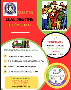 Please join us for our February 2026bELAC Meeting!